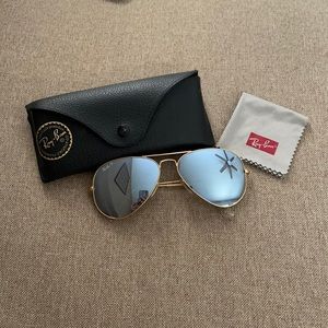 Ray Ban Polarized Aviators (Excellent Condition)